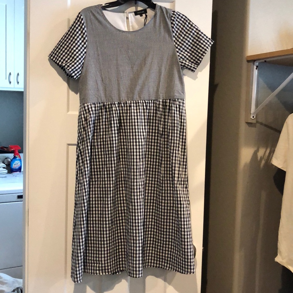 Roolee Black and White Dress